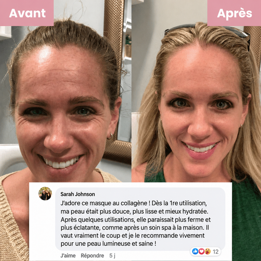 Masque de nuit avec collagène et acide hyaluronique